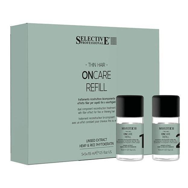 ONC Двухкомпонентный филлер для восстановления волос "Refill treatment" (Refill 1, Refill 2), [5+5]х