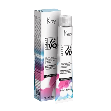 0.00 Kezy Color Vivo Полуперманентная безаммиачная крем-краска для волос “тон в тон”,  100 мл
