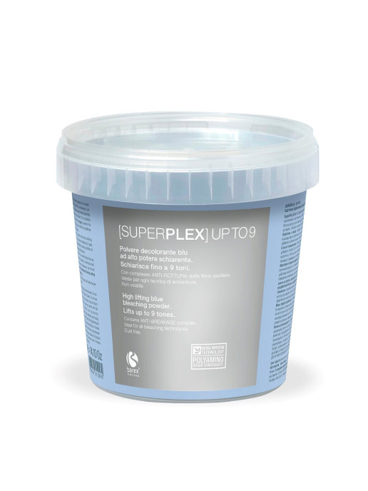Порошок голубой обесцвечивающий  "SUPERPLEX - UP TO 9", 400 гр.